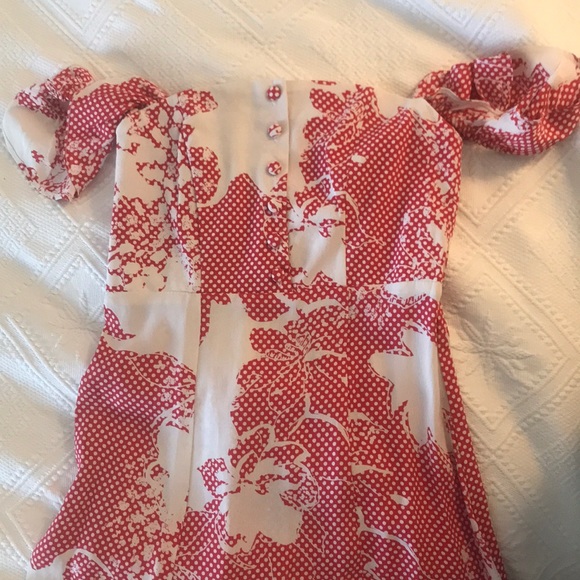 💫Flynn Sky Bardot Maxi Dress - Picture 6 of 8